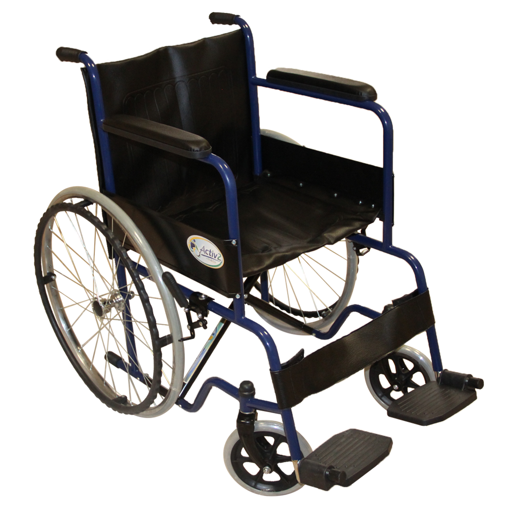 palanca moderadamente intimidad Yatromex - Silla de ruedas economica activ2 con brazos y descansapies fijos